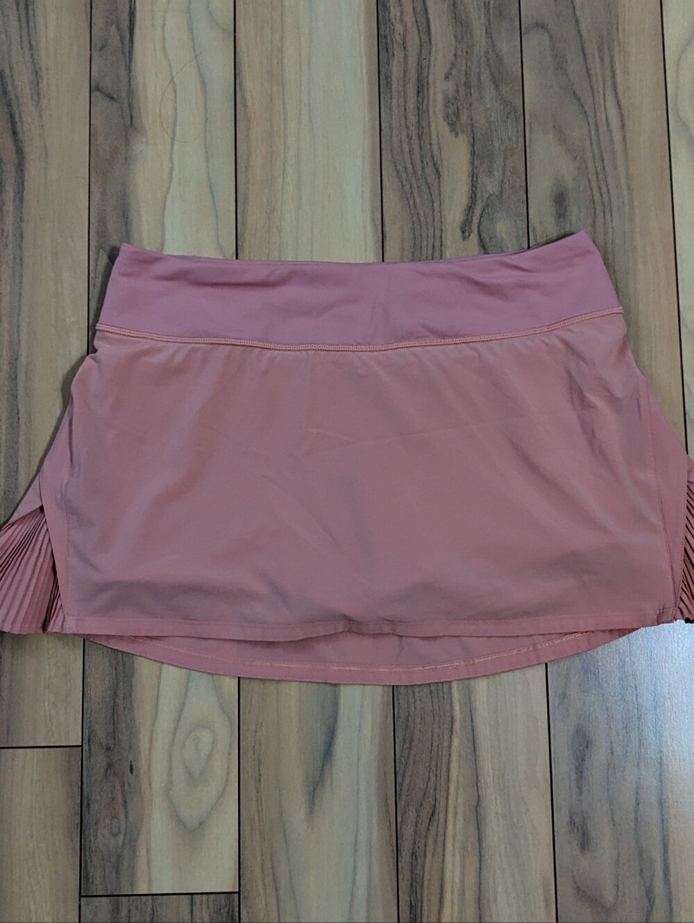 EUC! Lululemon Play Off The Pleats Tennis Skirt In Peach/Clay Size 8